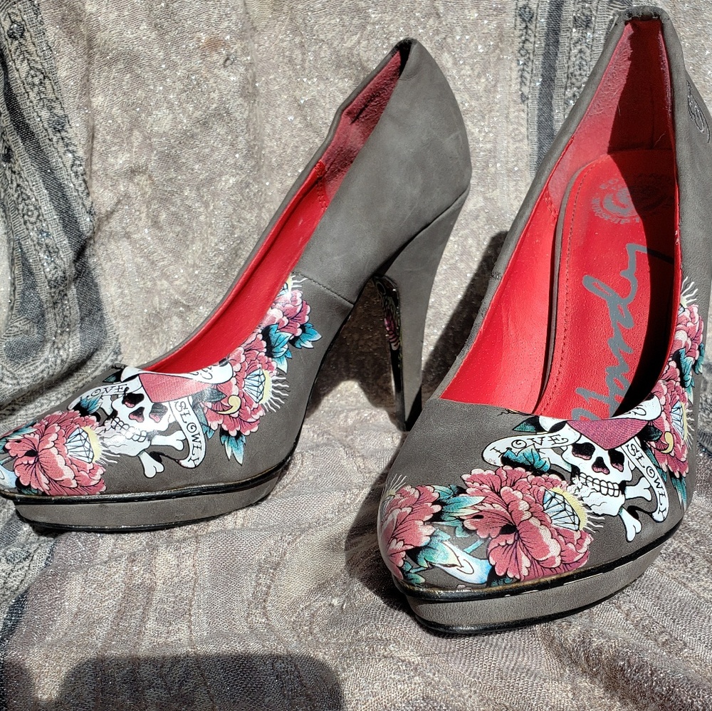Ed Hardy heels